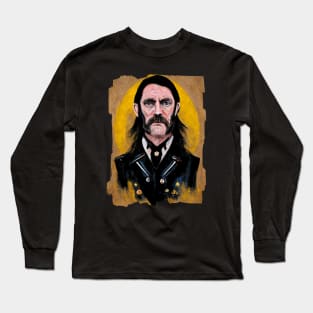 Portrait Of Lemmy Long Sleeve T-Shirt